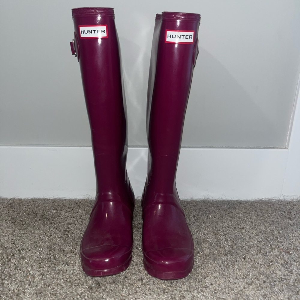 Magenta Hunter Boots
